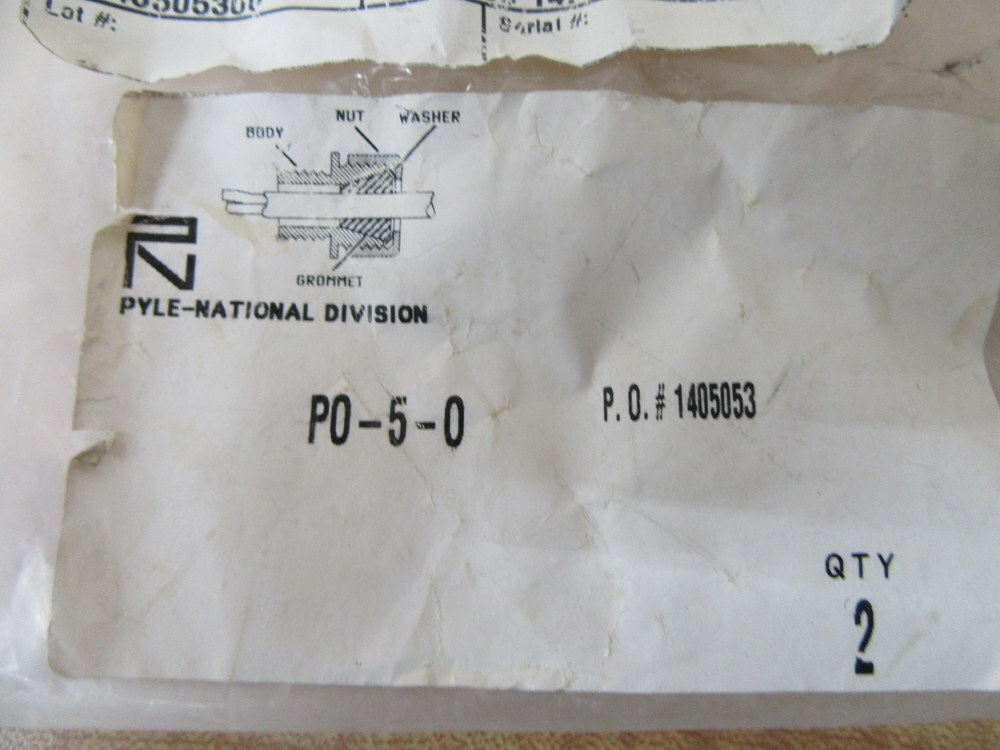 Pyle-National PYLPO50 Globe PO-5-0 P0-5-0 White (Pack of 2)