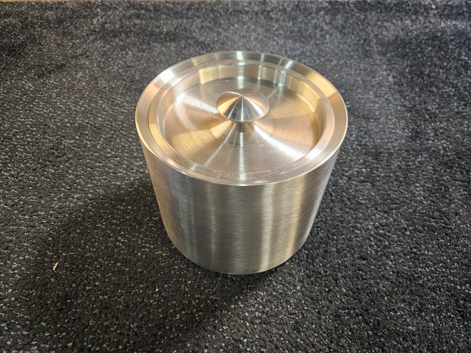 (QTY 2) Focus Hospitality IB-DW3NH Brushed Stainless Steel 3Qt Ice Bucket w/ Lid