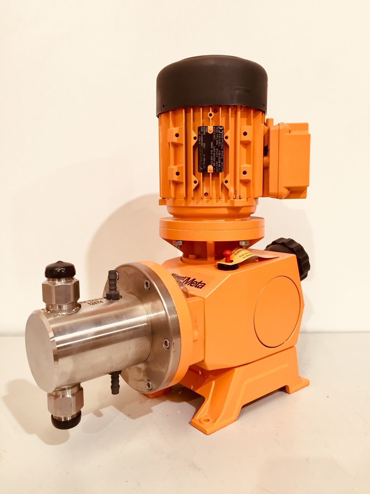 Prominent Meta MTKa MTKAH2160STS000S000 Piston Dosing Pump and Motor