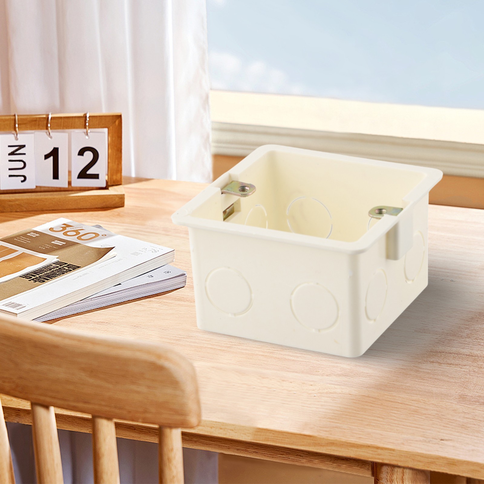 1Gang Socket Box 80x80x50mm Back European Standard Pattress High Quality