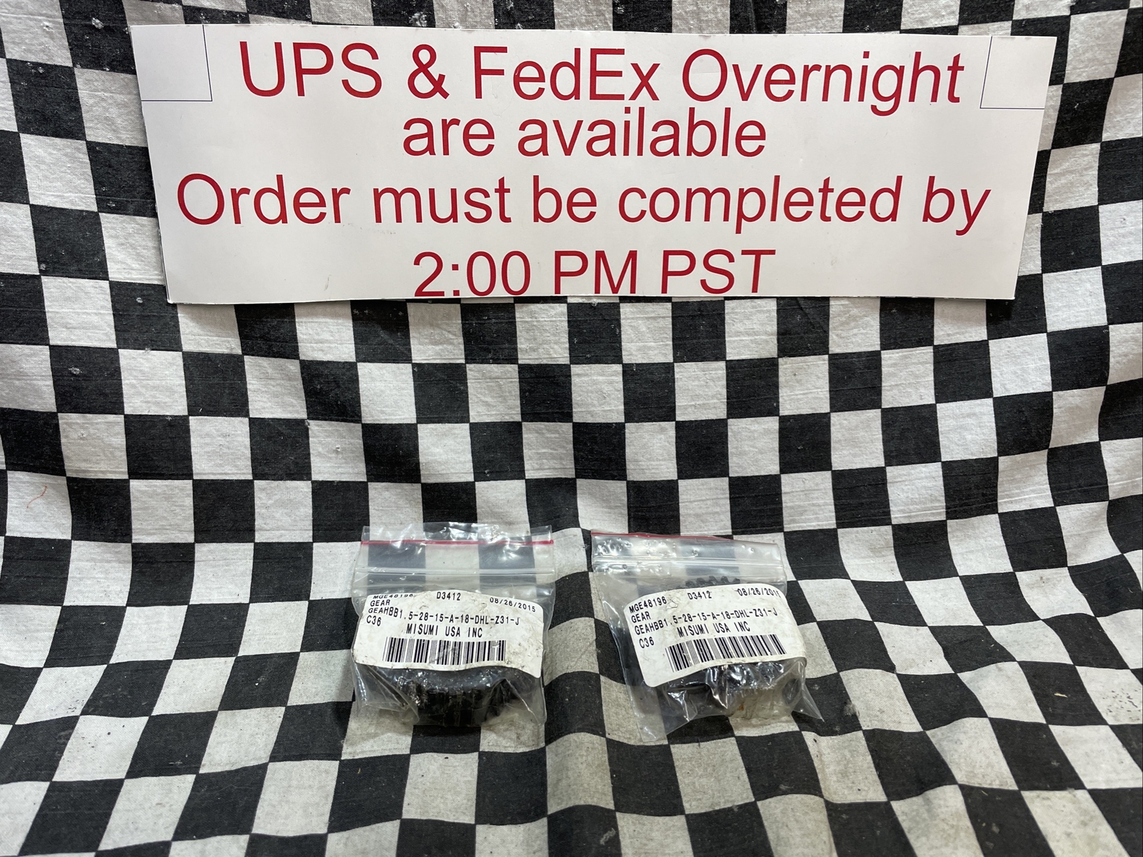 GEAHBB1.5-28-15-A-18-DHL-Z31-J, MGE48196, GEAHBB152815, LOT OF 2, SHIPSAMEDAY