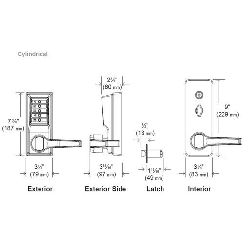DORMAKABA LL1021C-26D-41 Simplex Lever Lock Corbin Russwin