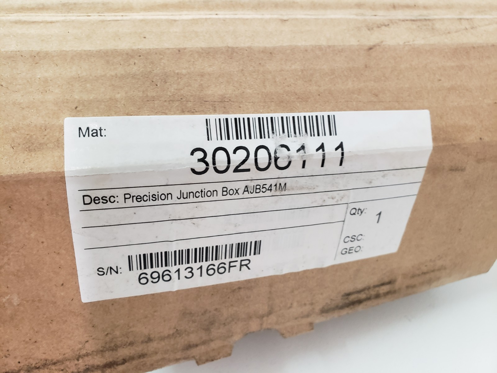 UNUSED – Mettler Toledo 30206111 Precision Junction Box AJB541M