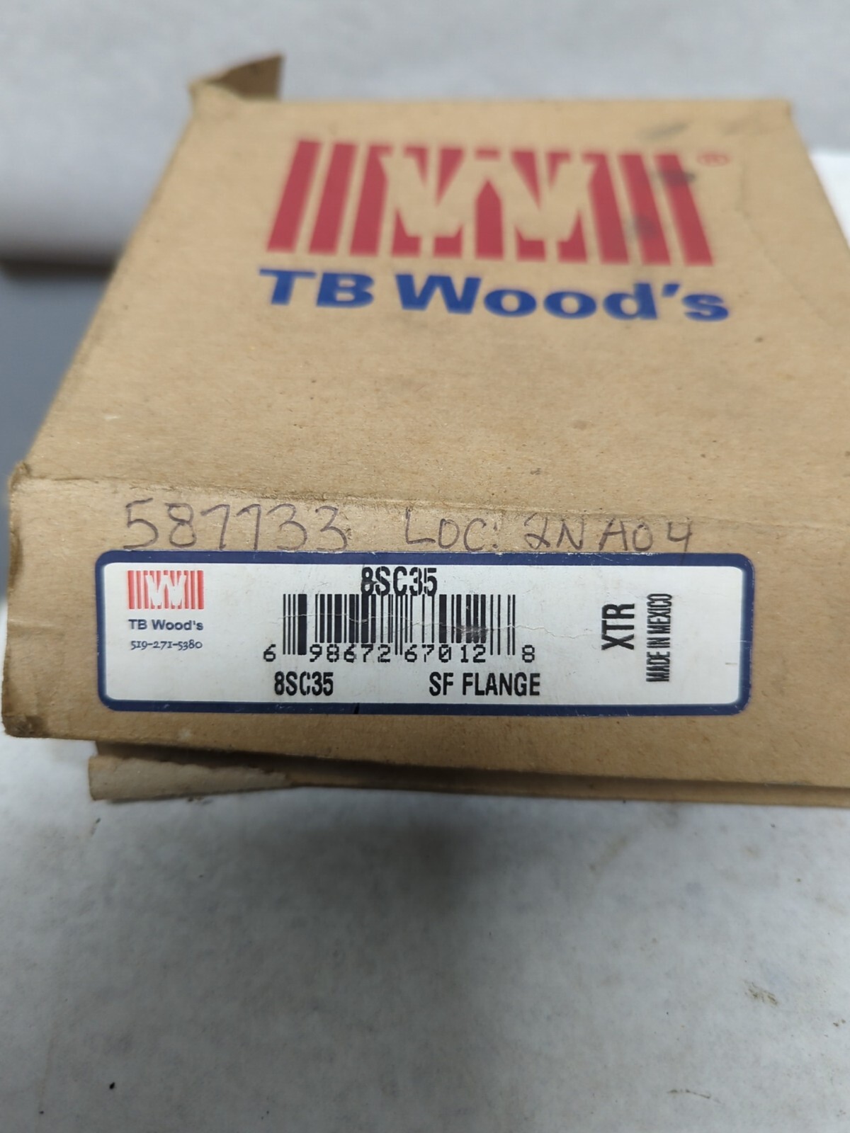 TB WOOD’S,8SC35,SF FLANGE NOS