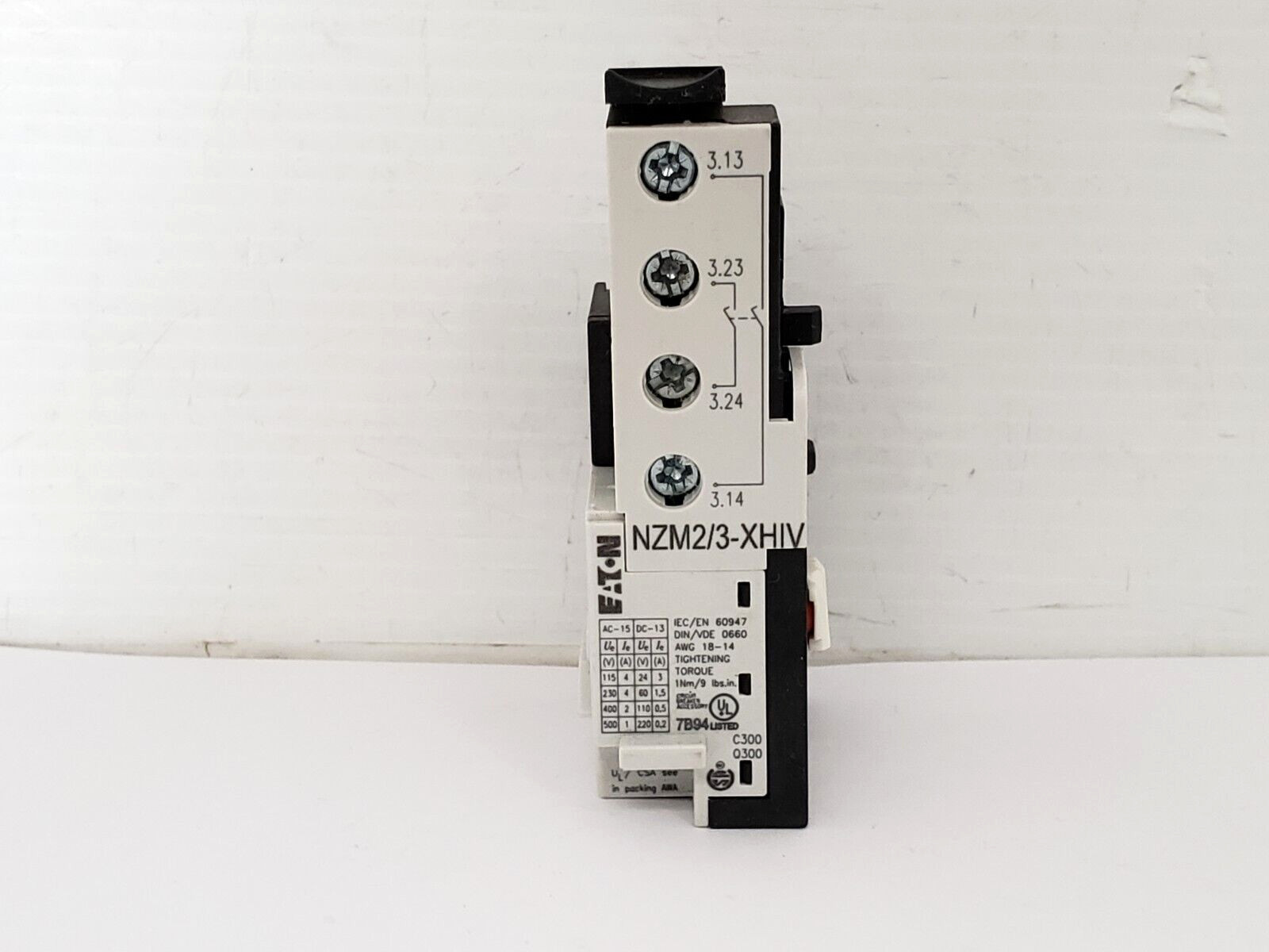EATON NZM2/3-XHIV AUXILIARY CONTACT 2EARLY N/O NNB