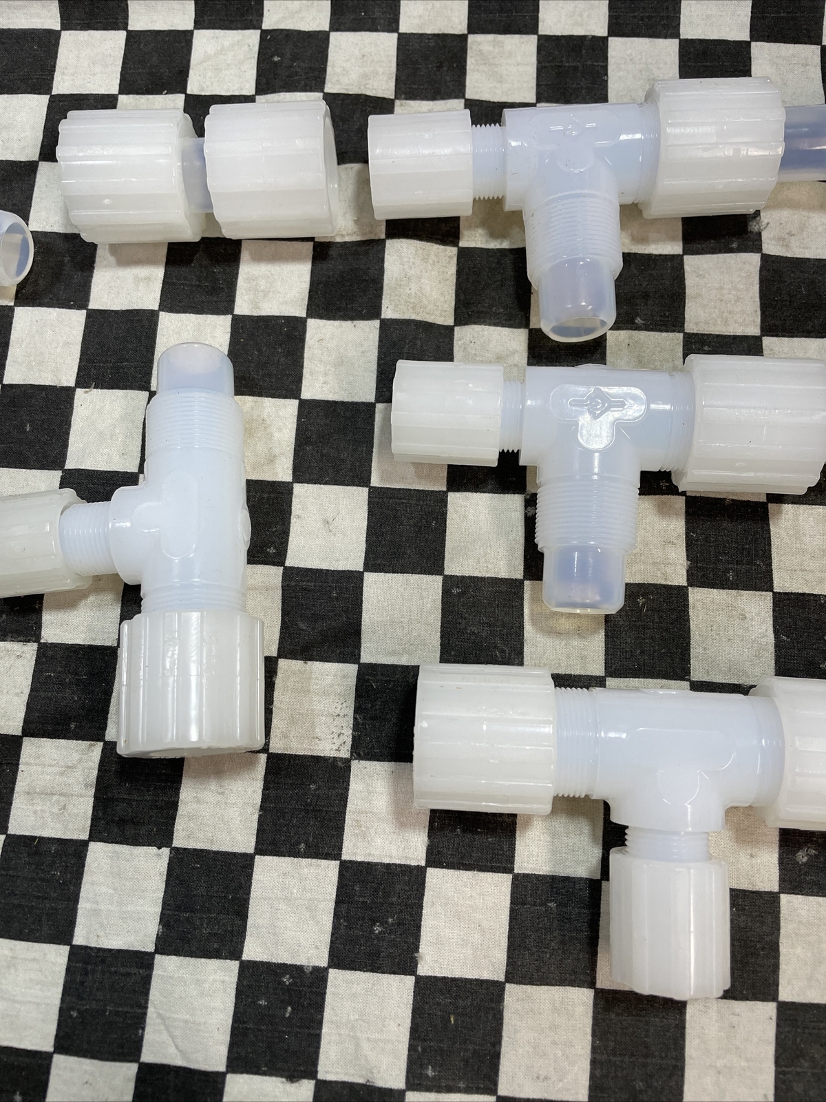 Entegris Flaretek PFA ELBOW TEE UNION 1/2″ & 3/4″, BIG LOT, SHIPSAMEDAY#137GT