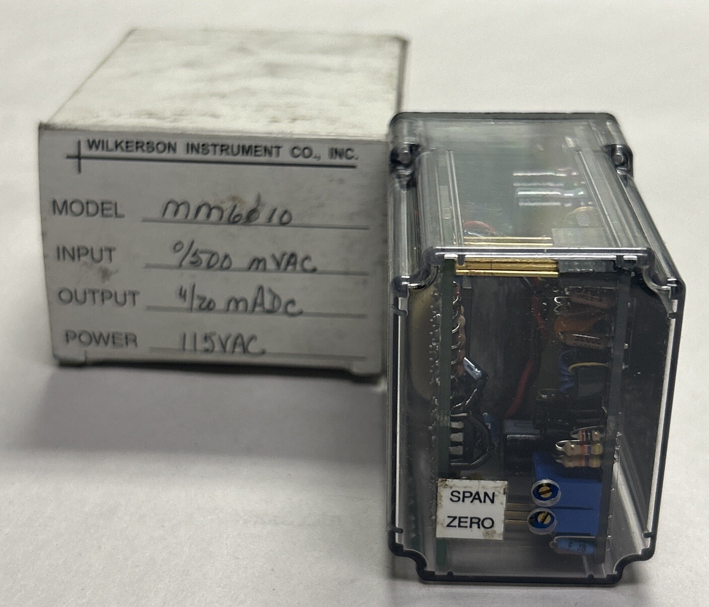 WILKERSON INSTR CO MIGHTY MODULE,MM6010,SIGNAL CONDITIONER TRANSMITTER NEW
