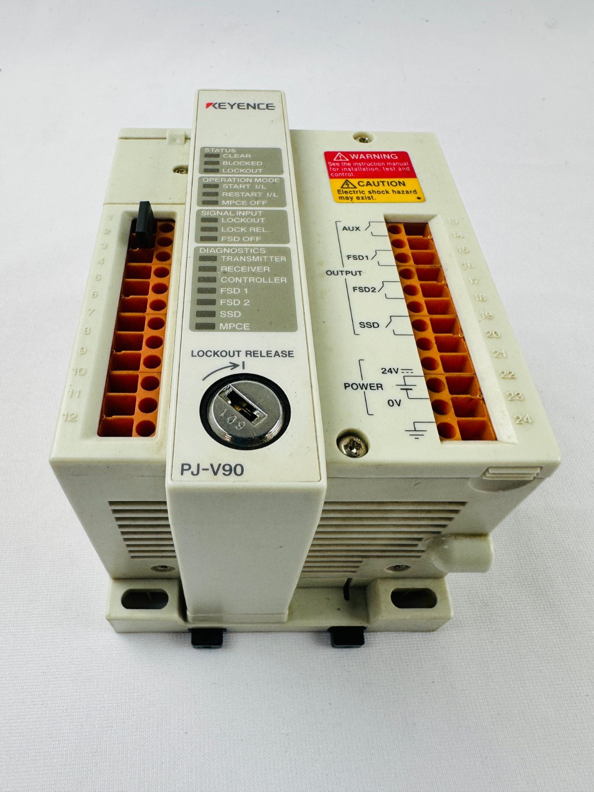 Keyence PJ-V90 Safety Light Curtain Main Controller
