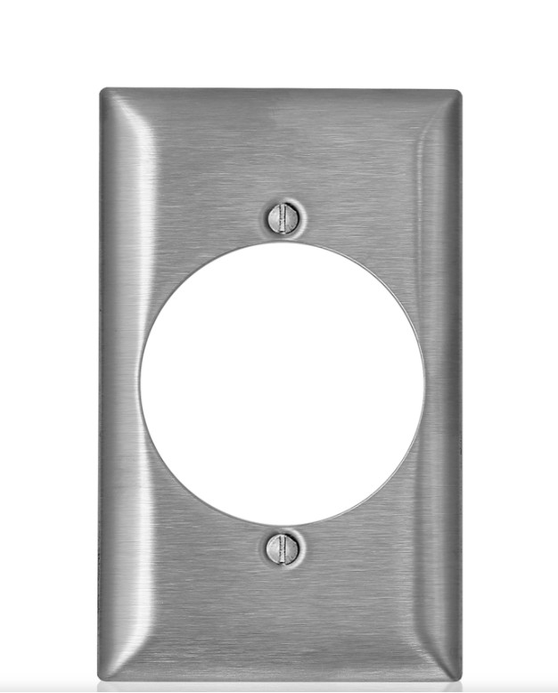 Leviton SL723 1-Gang Magnetic Stainless SS 2.15″ Opening Wallplate (10PK)