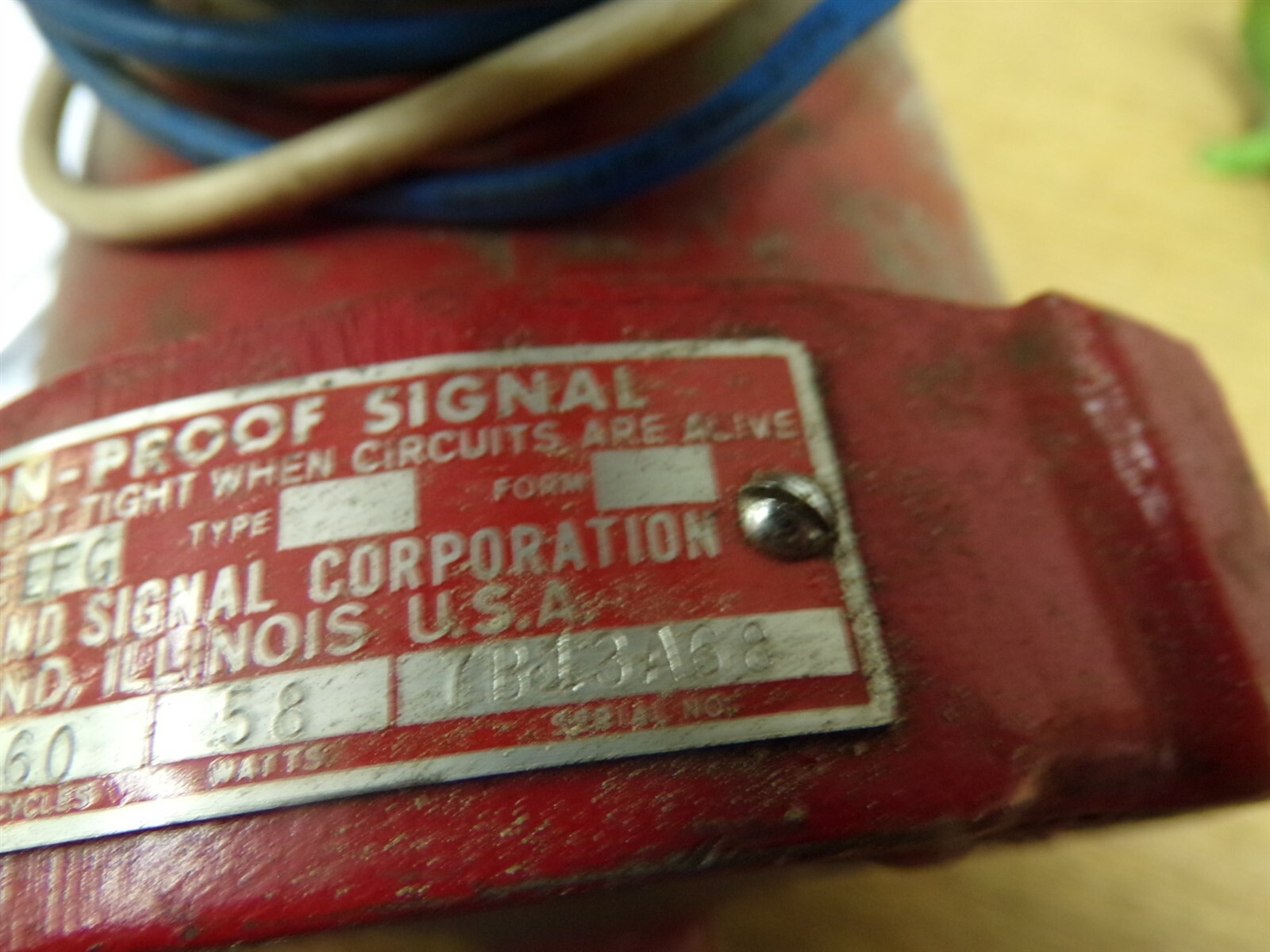 Federal Sign & Signal Explosion Proof Horn 55X 7B13A68 8242-C7 *FREE SHIPPING*
