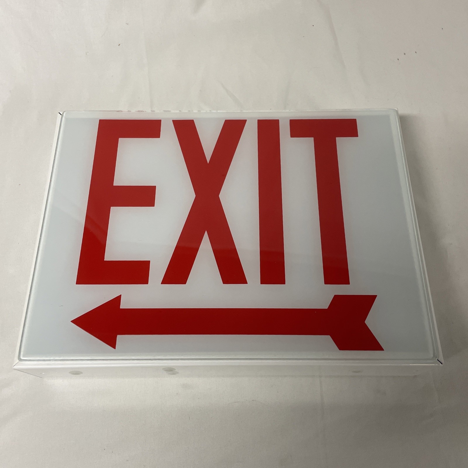 SURE-LITES CHX72ARL LED EMERGENCY INTEGRATED EXIT SIGN, EXIT LEFT