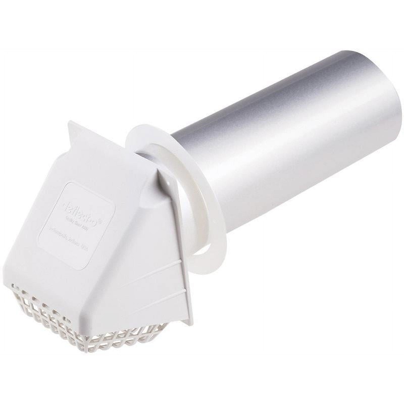 Wide Mouth Dryer Vent Hood W/ Bird Guard Weather Resistant Easy Install New