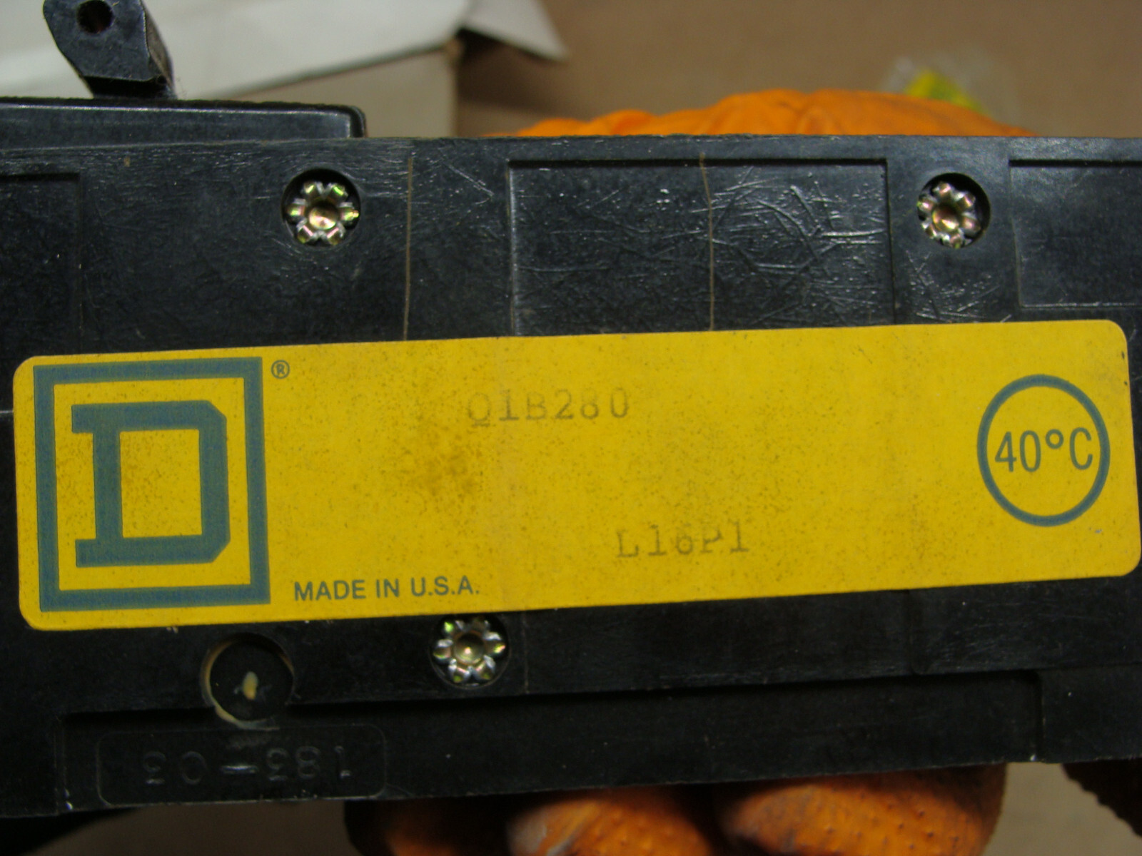 SQUARE D Q1B280 CIRCUIT BREAKER 2P 120/240VAC 80A