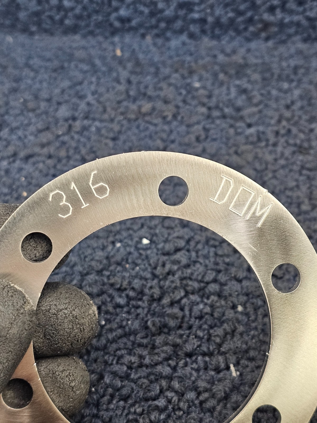 (QTY 25) GARLOCK 09989-5803: Style 640 Solid Metal Gaskets Round 2.313 x 3.562