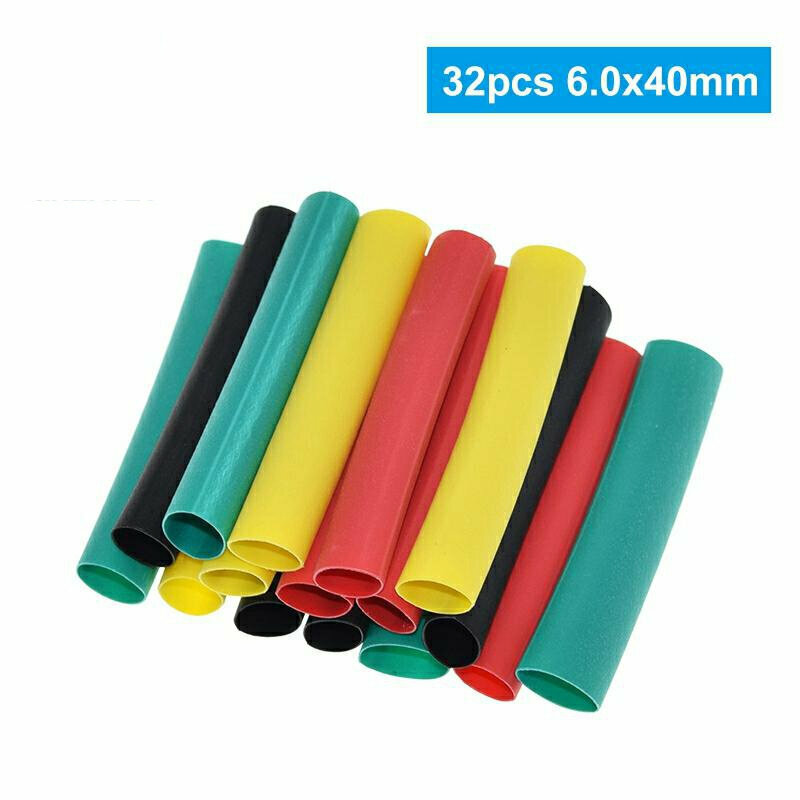 328 Pcs Heat Shrink Tubing 5 Colors 8 Sizes Assorted Tube Wrap Sleeve Set Combo