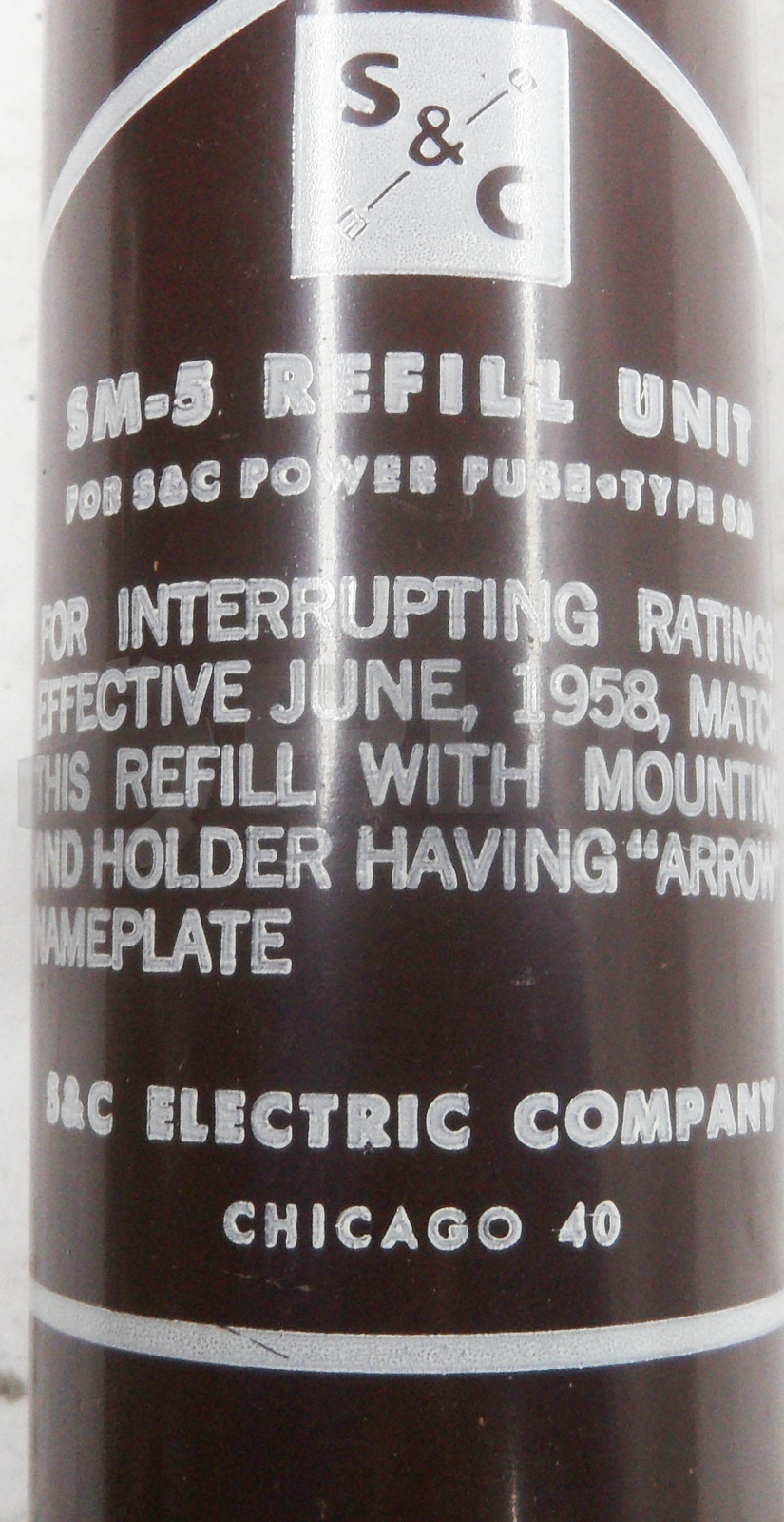 S&C 130500 REFIL UNIT SM-5 FOR TYPE SM POWER FUSE 4.16KV 300EA TCC 153-4
