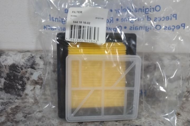 Husqvarna 542192608 12 In L 9 In W 4 In H Air Filter