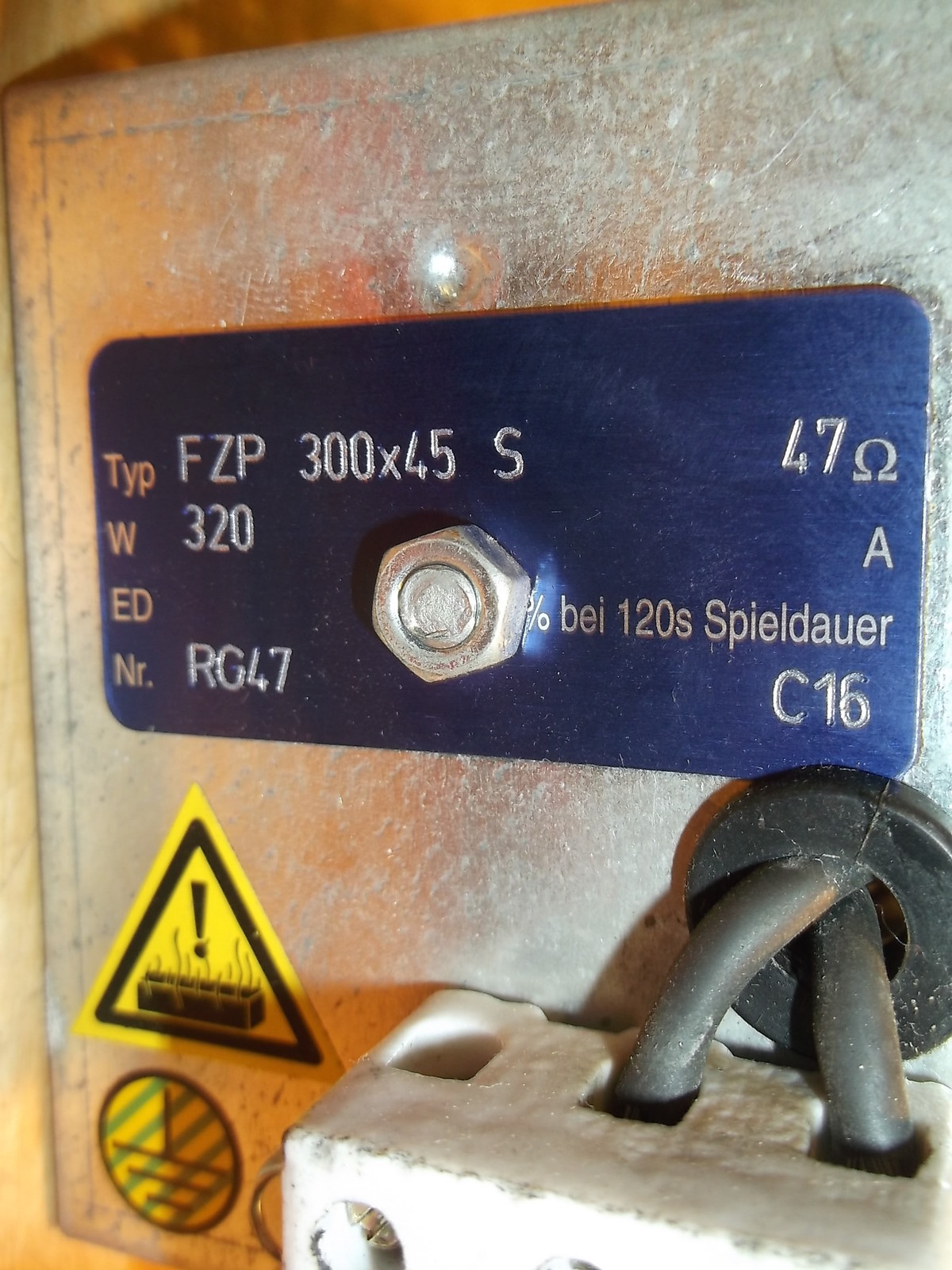 FZP 300x45S Spieldauer Breaking Resistor W: 320 *FREE SHIPPING*
