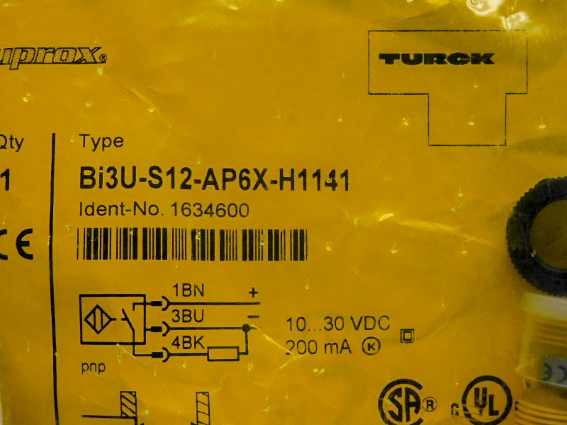 TURCK BI3U-S12-AP6X-H1141 1634600 10-30VDC NSMP
