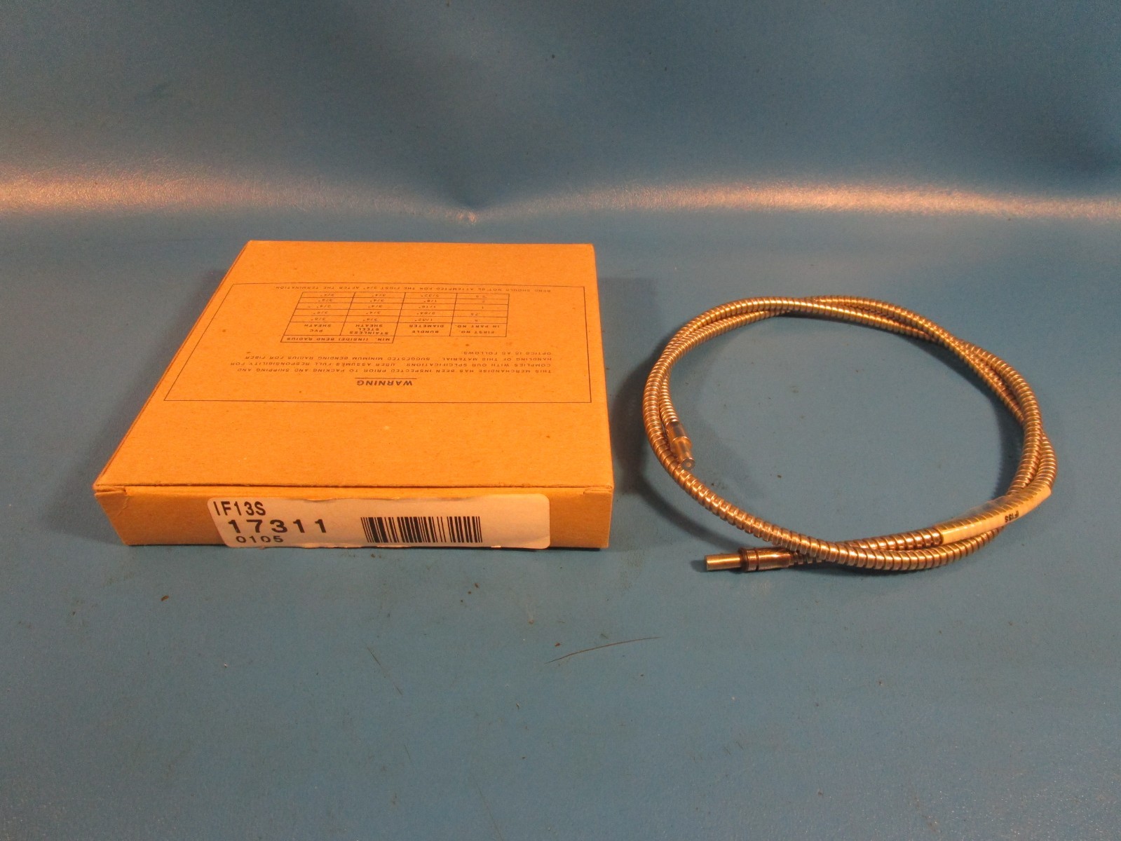 Banner IF13S, 17311 FIBER OPTIC SENSOR, REFLECTIVE, STAINLESS-STEEL SHEATH