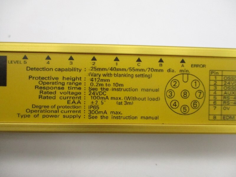 OMRON F3SN-A0412P25-D 24VDC 0.2-10M UNMP