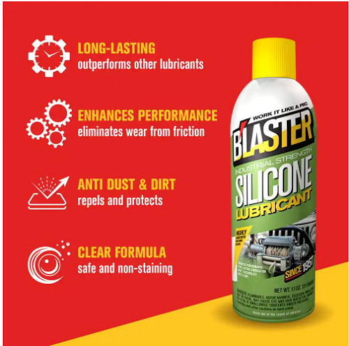Blaster Industrial Strength Silicone Lubricant – 11 Oz.