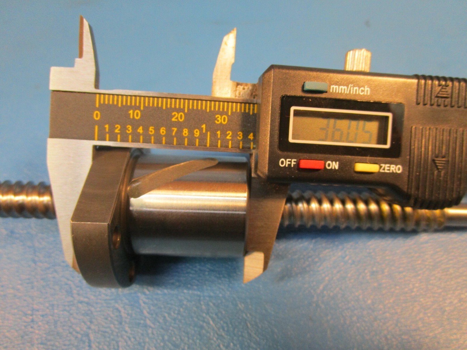 THK, BTK1006.2.6ZZ + 165, One Rolled Ball Screw Nut on a 165mm Tapered Shaft