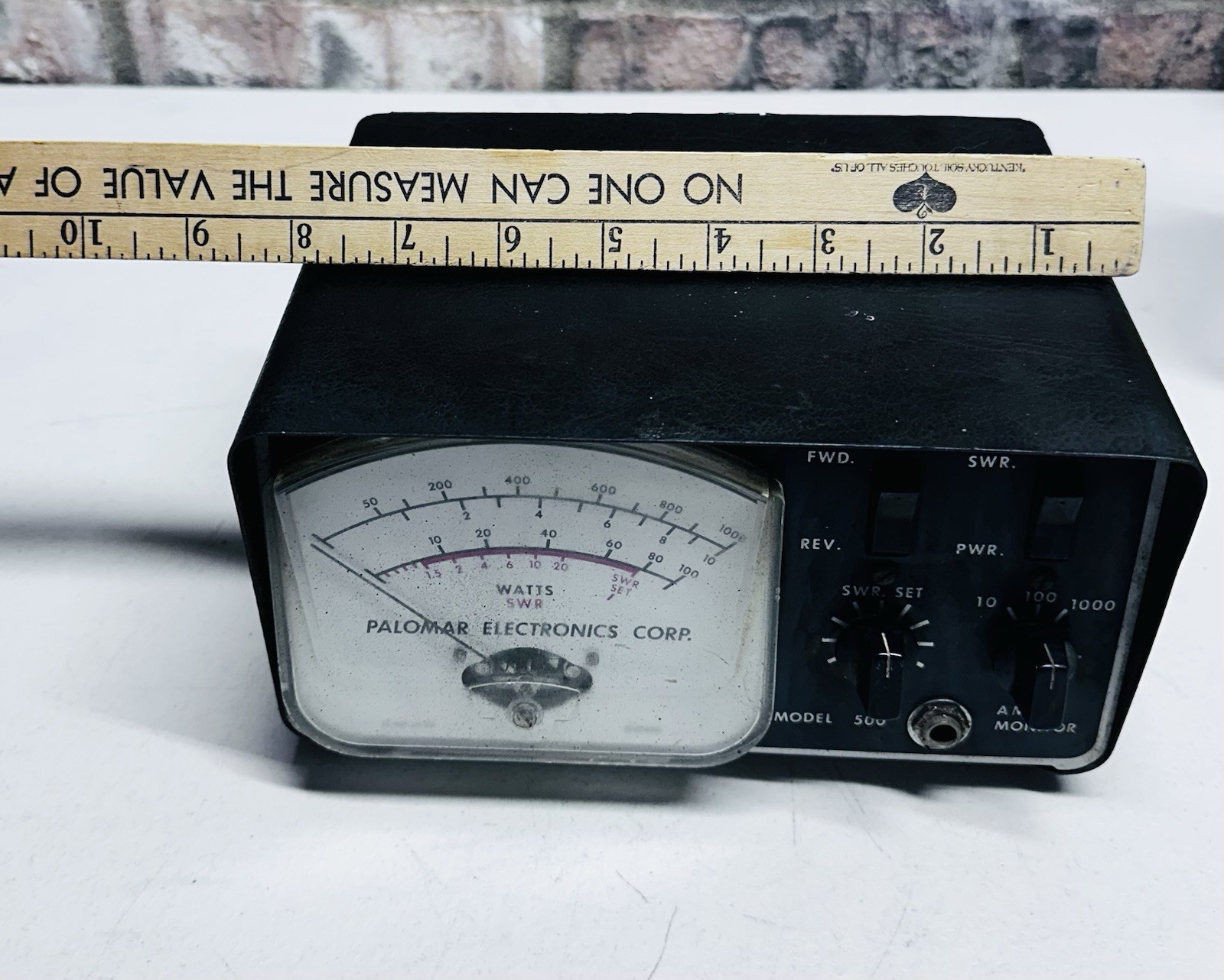 PALOMAR INSTRUMENTS MODEL 500 MONITOR UNTESTED SOLD FOR PARTS OR REPAIR ONLY