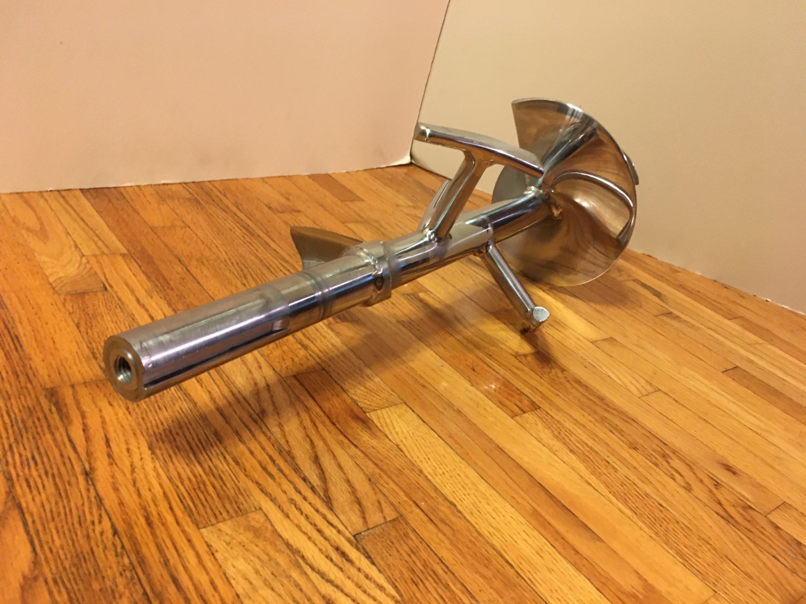 ** 26″ STAINLESS STIRRING ROTOR MIXER AUGER IMPELLER BLADE 8″ DIA 1 1/2″ SHAFT