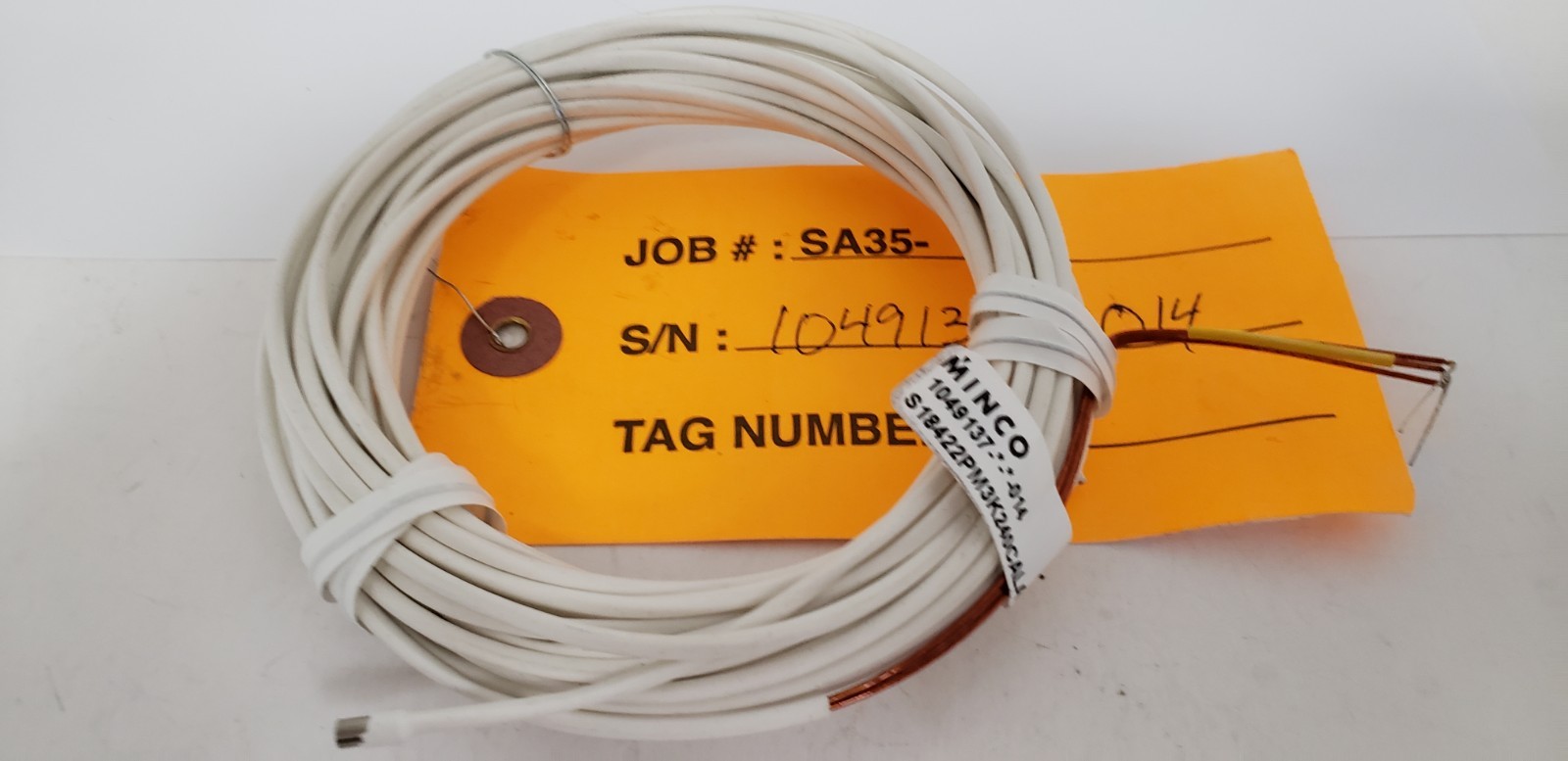 MINCO S18422PM3K240CALA SINGLE-ELEMENT RTD SENSOR, 0.125″, 240″, NNB