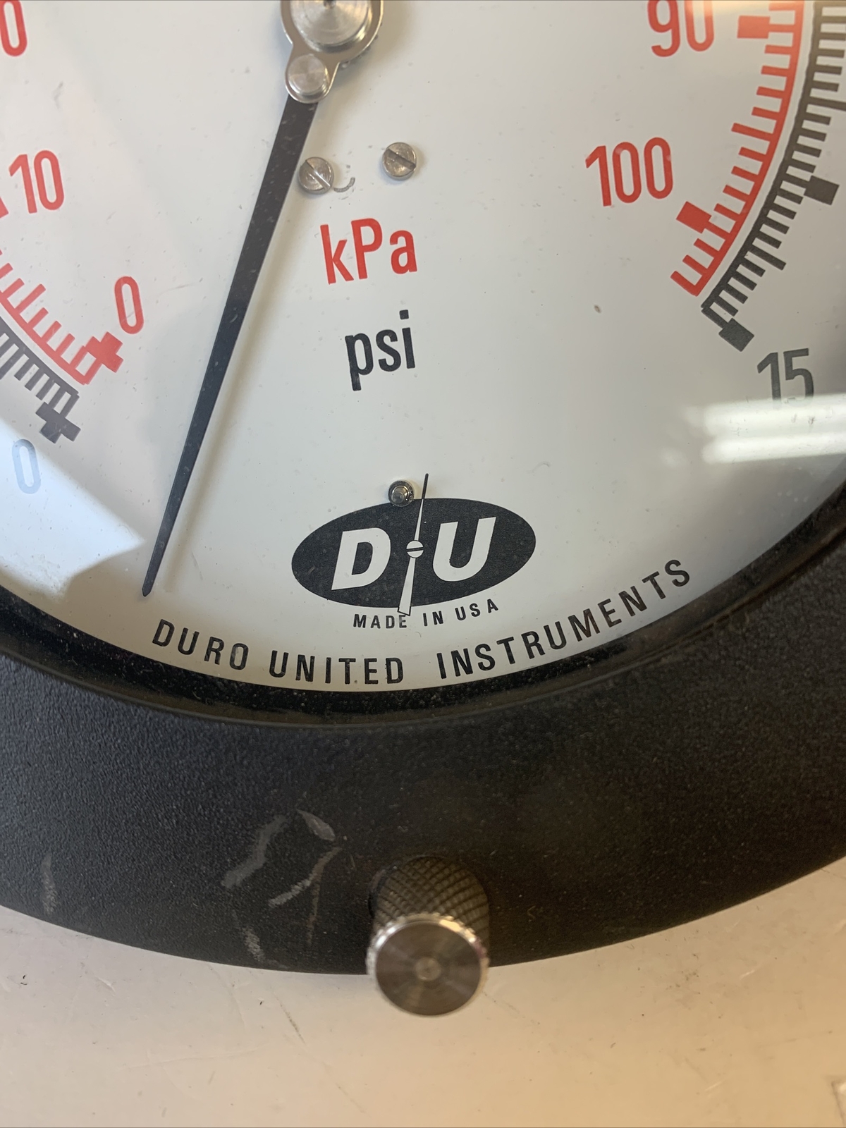 Duro United Instruments 0-15 PSI 7 1/2” Used 30 Day Warranty Fast Shipping!