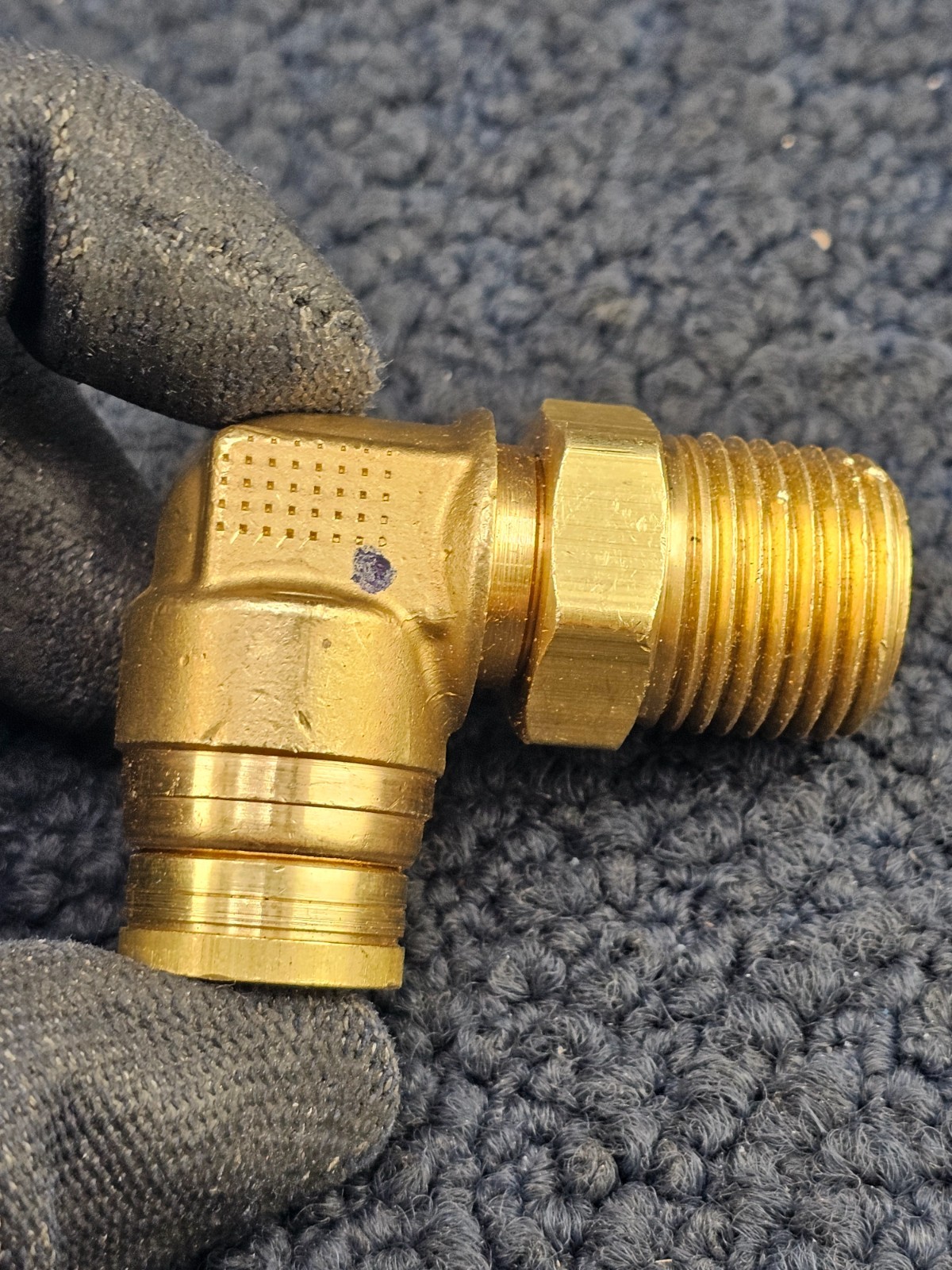 (QTY 2) Parker Tube Fitting Push-to-Connect 90 Degree Elbow