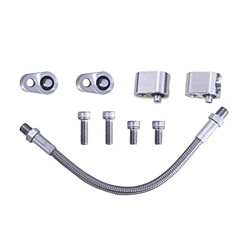 MSCRP LS Throttle Body Bypass Hose kit LS Coolant/Steam Port Crossover Hose