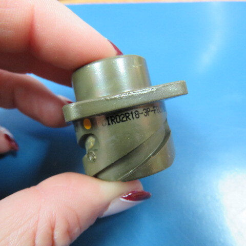 ITT (VEAM) CIR02R18-3P-F80T83-38 Qty of 1 per Lot Conn Circular M 2 POS Crimp S
