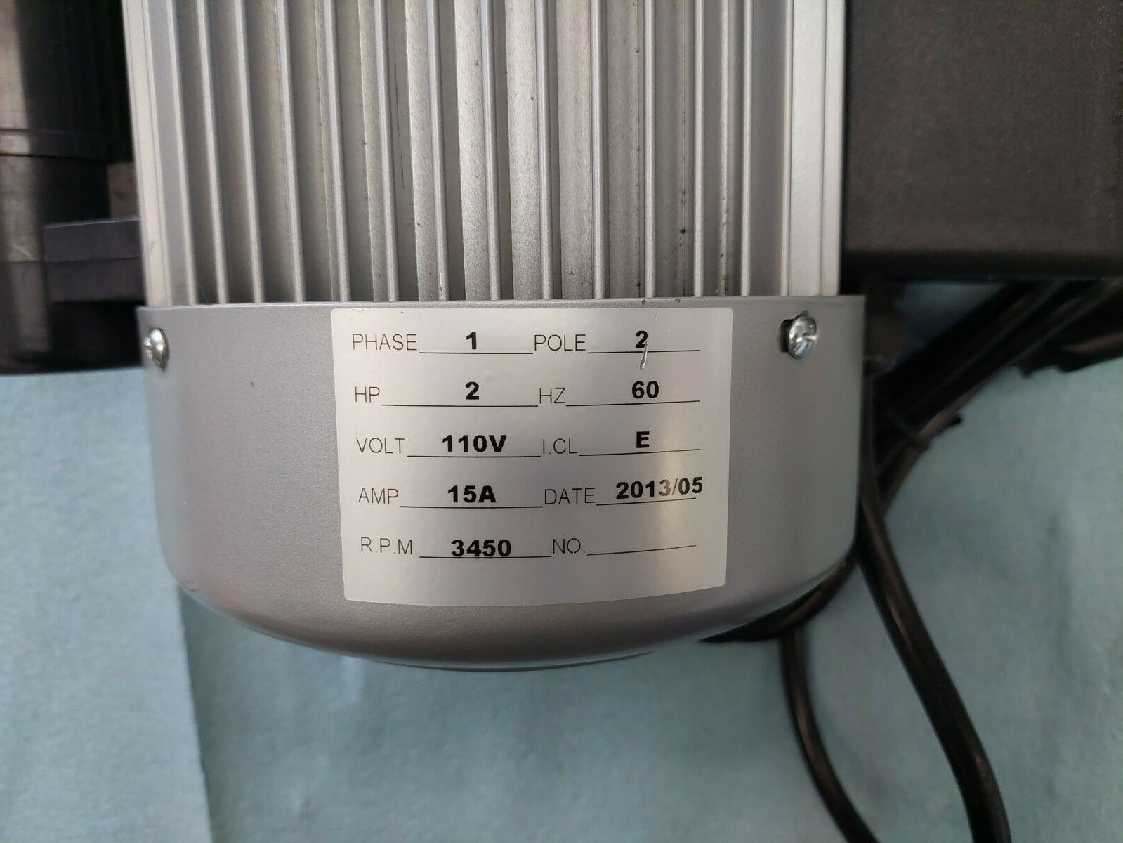 Kufo UFO-101 Dust Collector Motor 110 VAC, 2HP MT101M