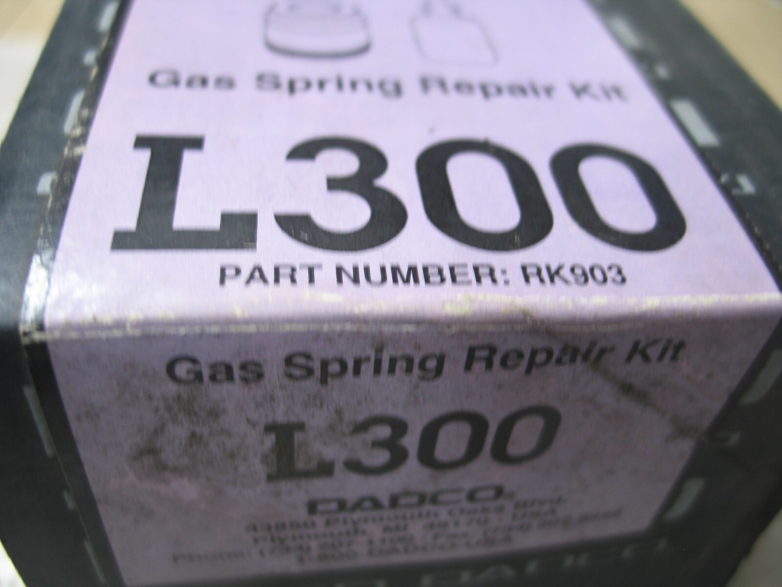 NIB DADCO RK903 L300 GAS SPRING REPAIR KIT P9911