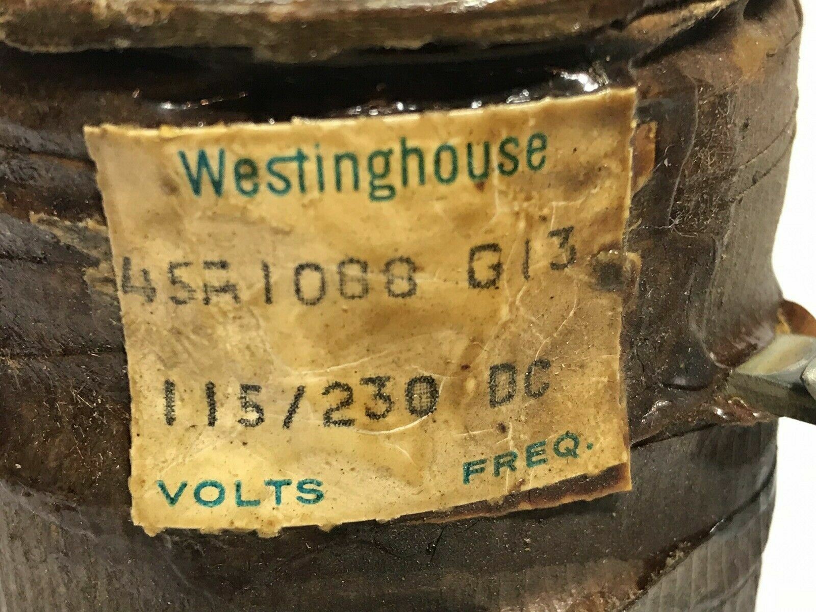 Westinghouse 45A1088G13 115/230 DC Coil