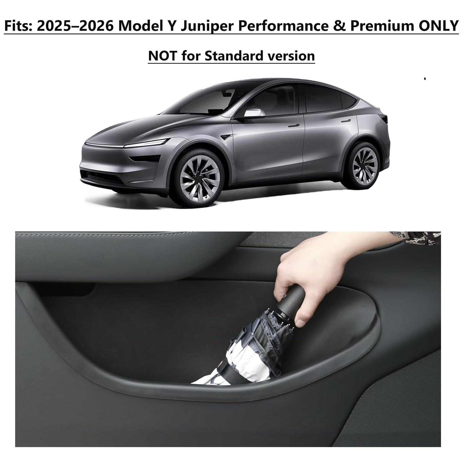 2025 2026 Tesla Model Y Juniper Door Pocket Liner Storage Box Organizer | Fro…