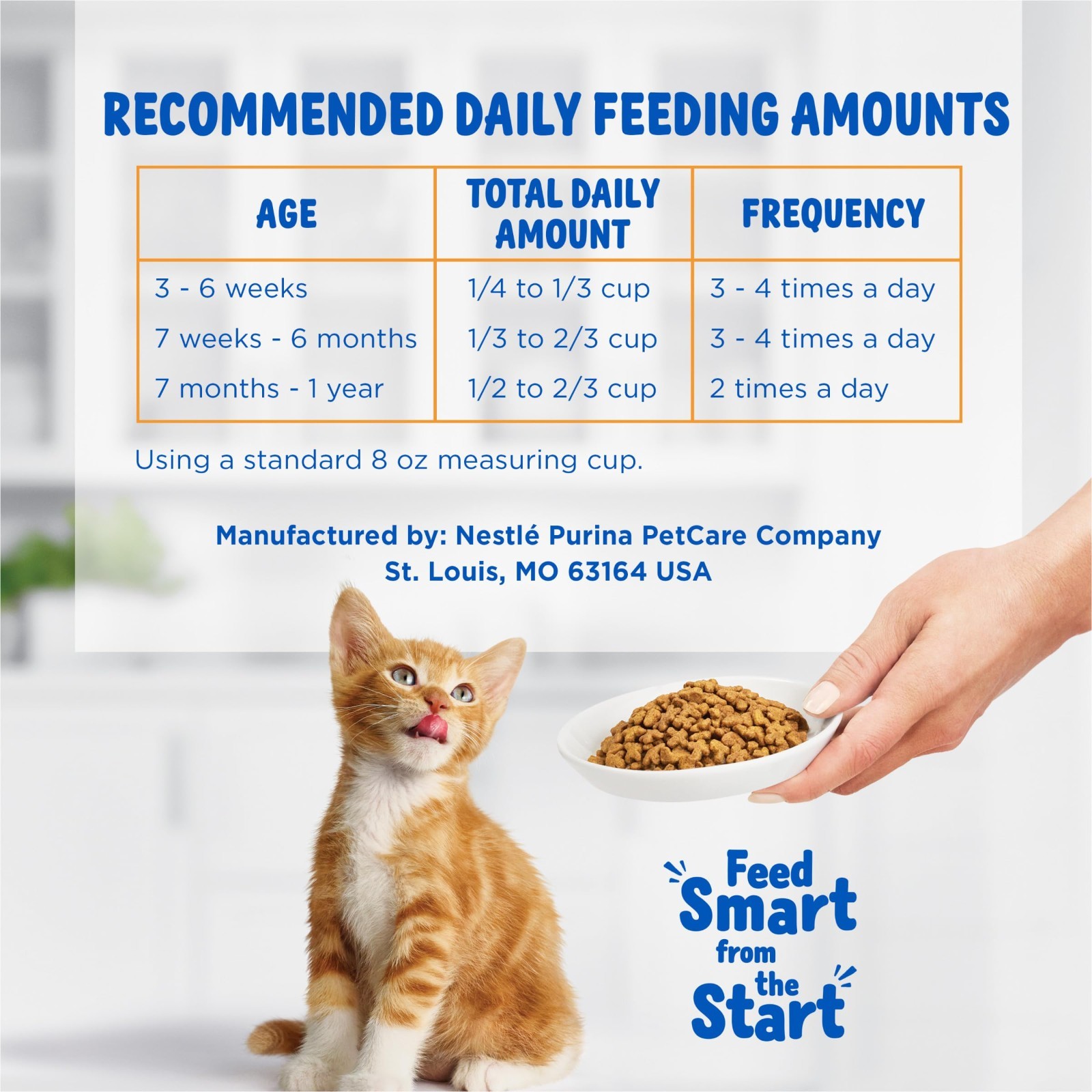 3PACK Purina Kitten Chow Year One Essentials with Real Chicken High-Protein,14lb