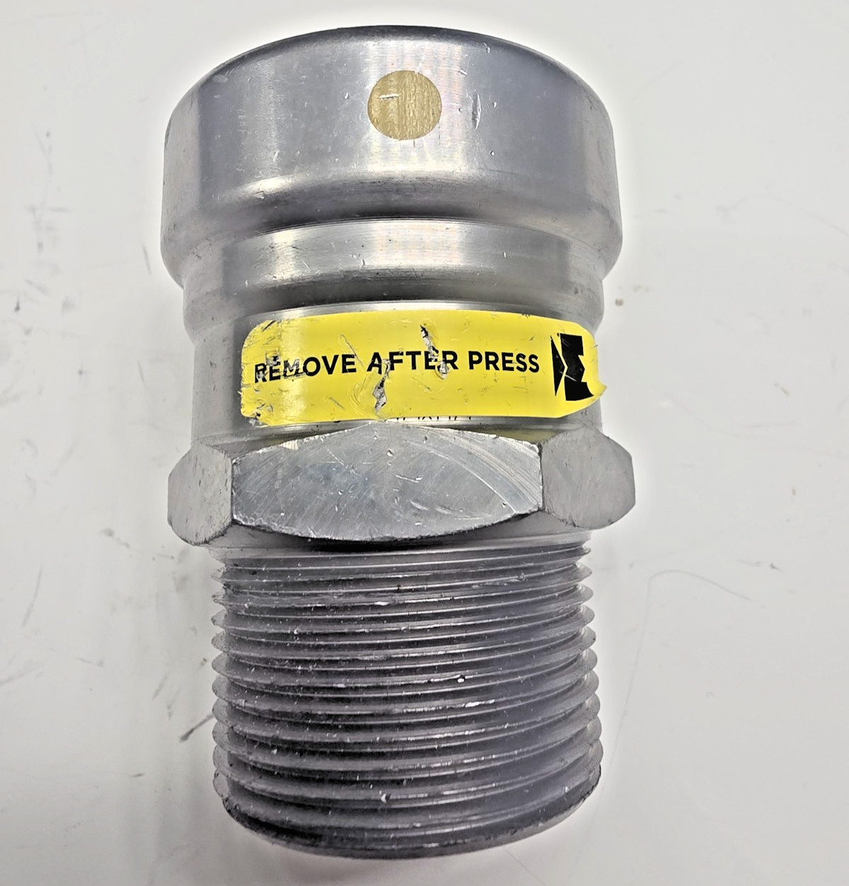 CP01179G, Mueller Carbon Steel Adapter Male P X MPT 1-1/2 X 1-1/2, NEW