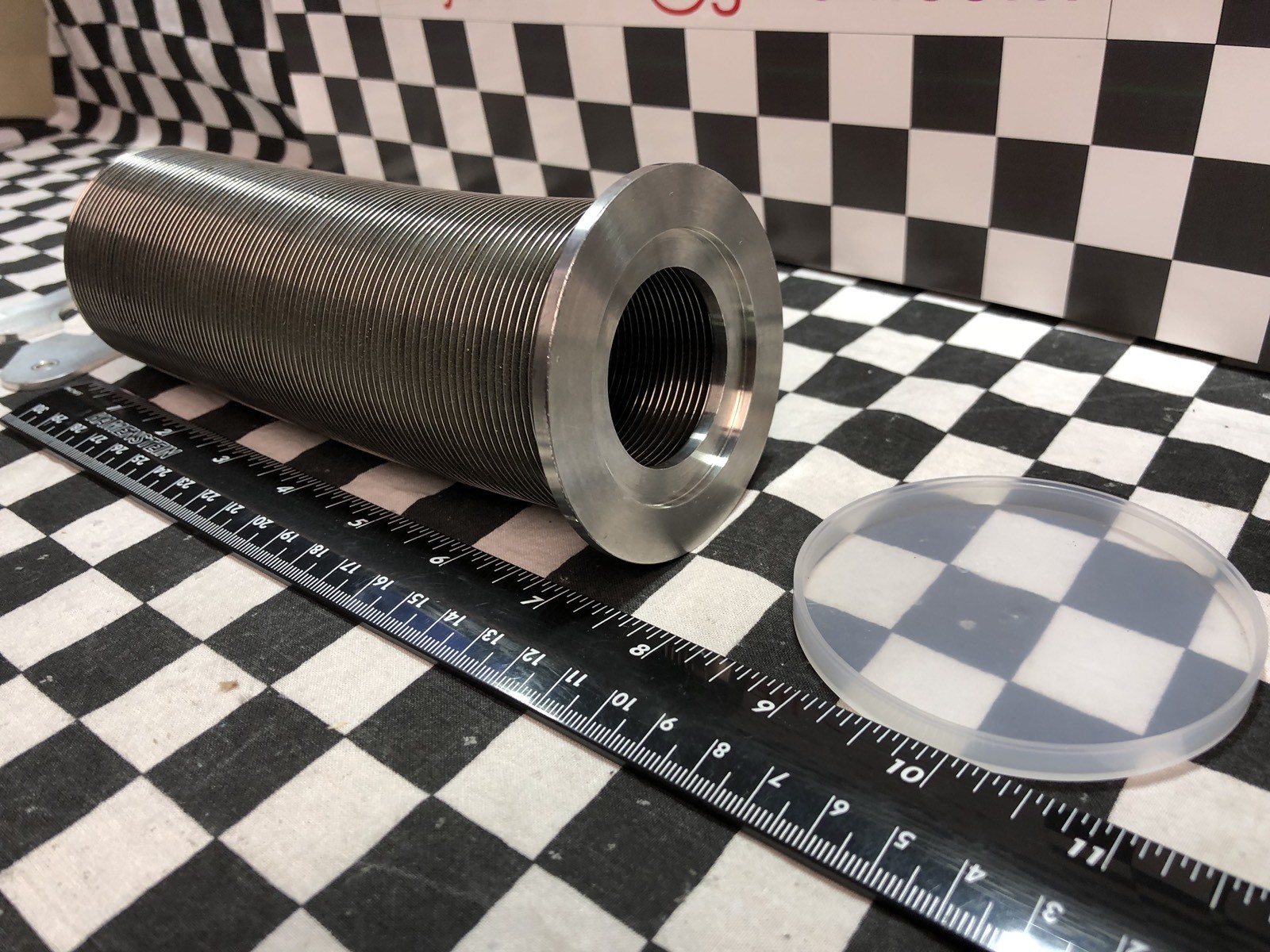 Adapter Welded Bellow Flexible Hose Vacuum KF50 x 7.5″ x .005 THK, SHIPSAMEDAY