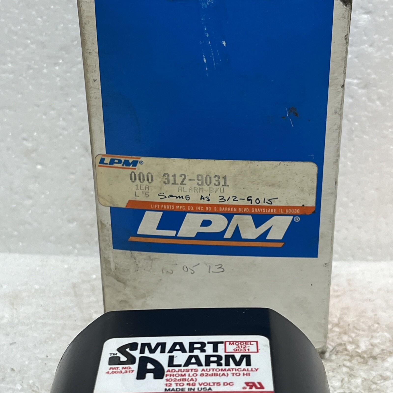 Smart Alarm 312-9031 LPM Adjusts Automatically from LO to HI 12-48 volts DC