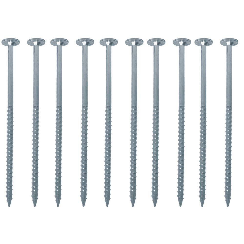 FastCap PowerHead Wood Screws with Large Flat Head Self-Tapping Point 4″ 2