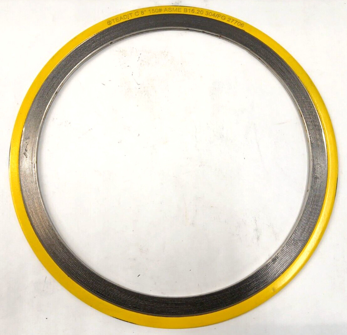 TEADIT SPIRAL WOUND GASKET C 8″ 150# ASME B16.20 304/FG 22706 ID 8.5000