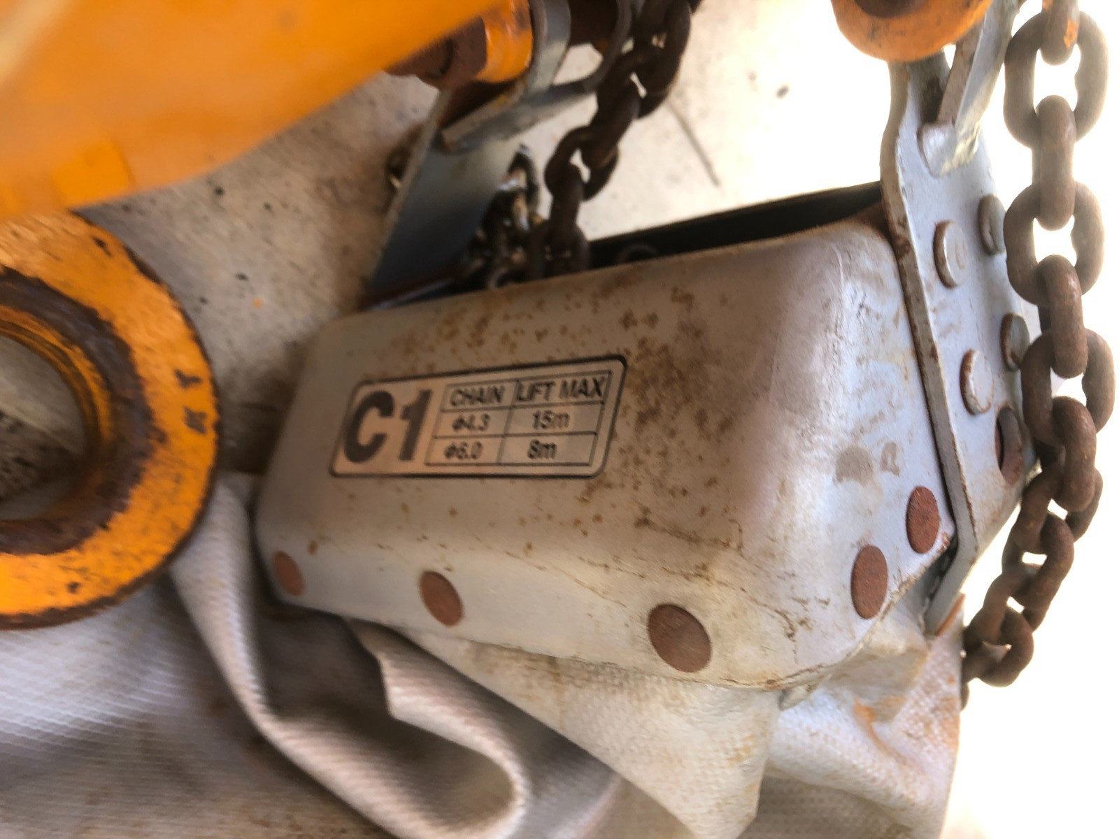 Harrington 1/4 Ton 500 lbs Electric Chain Hoist 110v