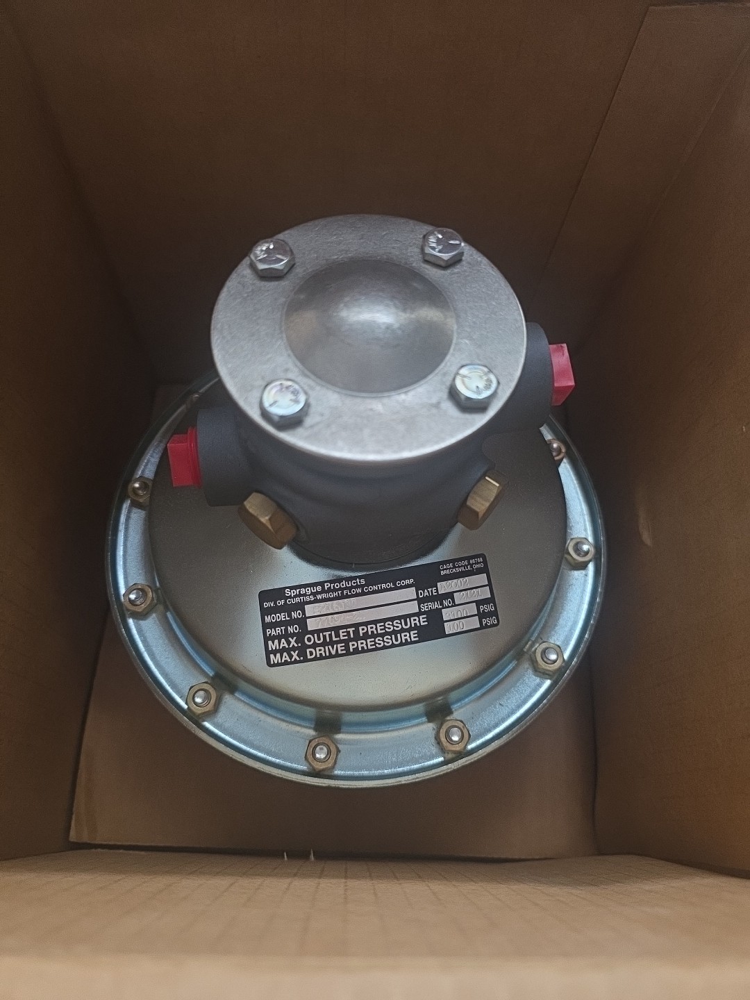SPRAGUE S-216-J-30 AIR DRIVEN LIQUID PUMP