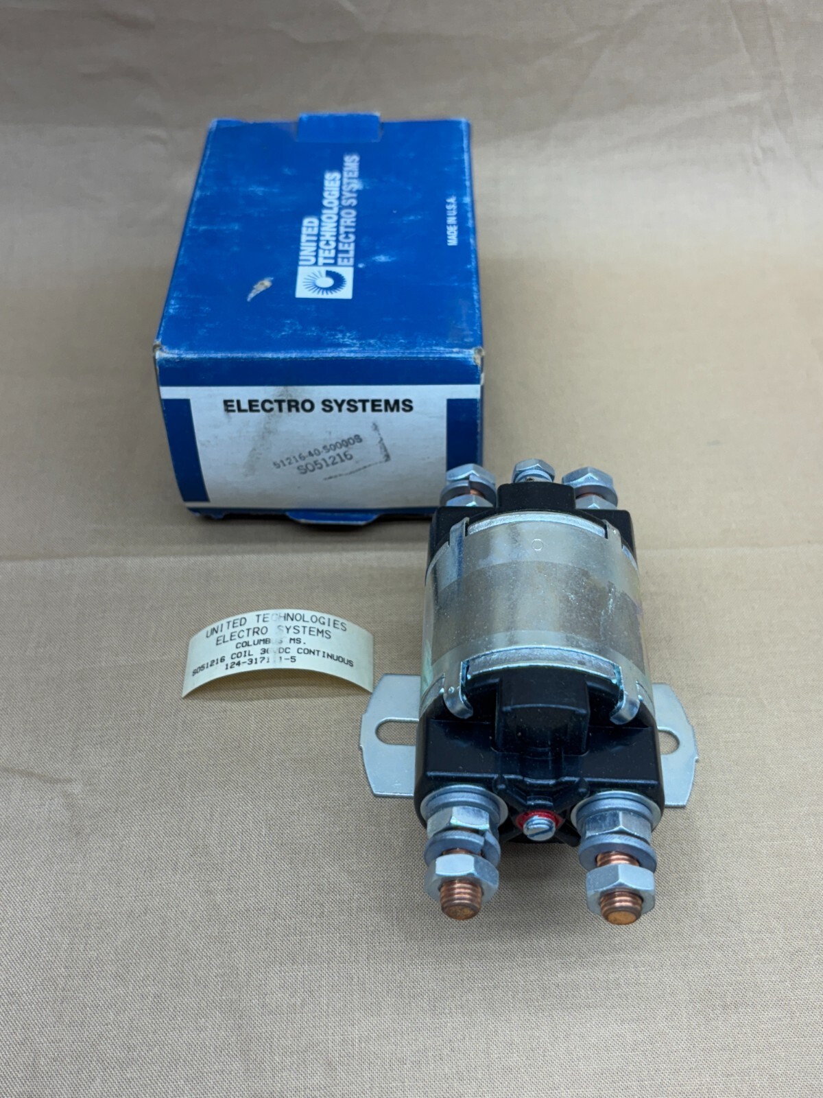 Lot of 3x United Technologies S051216 Solenoid Electro Systems