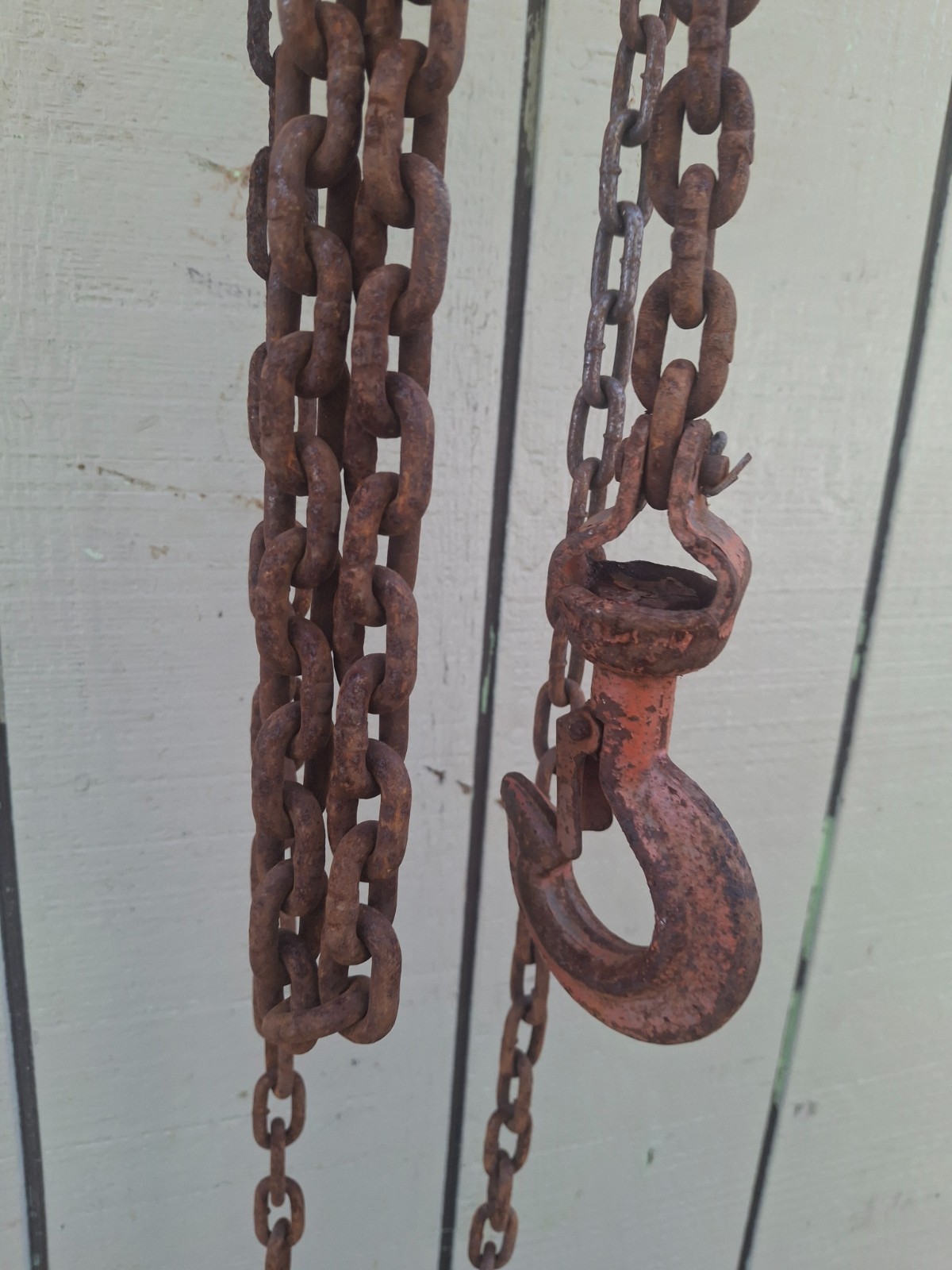 Tiger Tom 1/2 Ton Manual Hand Chain Hoist 9″ Long 1/4 Thick 5 Ft Pull Chain