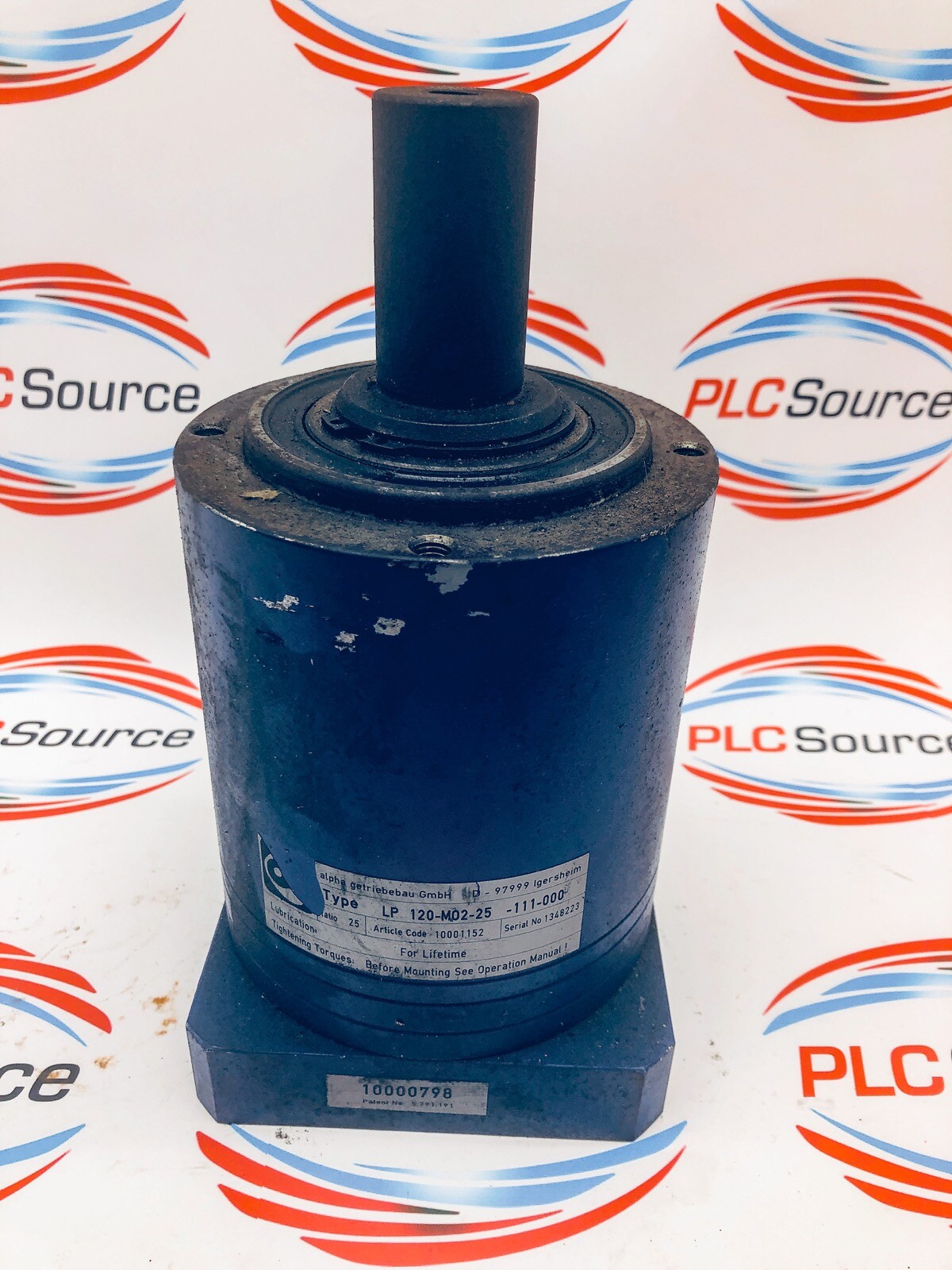 ALPHA GETRIEBEBAU LP 120-M02-25-111-000 GEARHEAD GEAR REDUCER PLANETARY 25:1