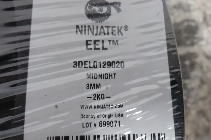 Ninja Tek Eel 3DEL0129020 3mm Filament
